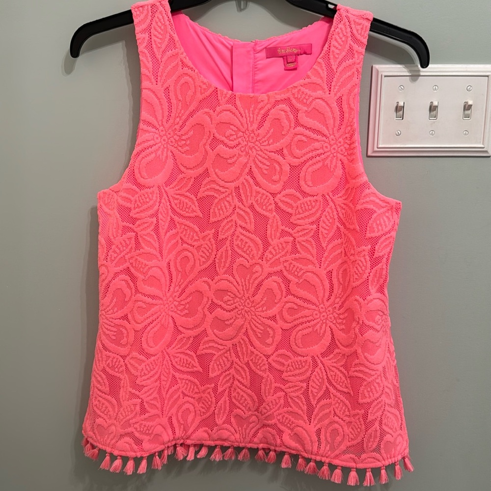 LILLY PULITZER size L sleeveless top